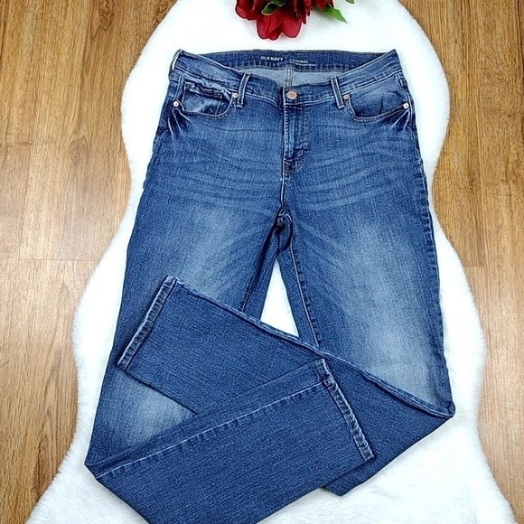 Old Navy Denim - Old Navy Mid Rise Skinny 8 Tall Long